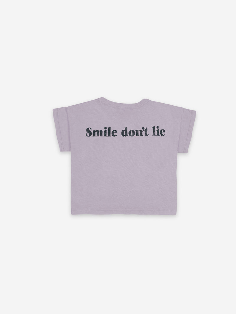 Big Smile Lila Short Sleeve T-shirt