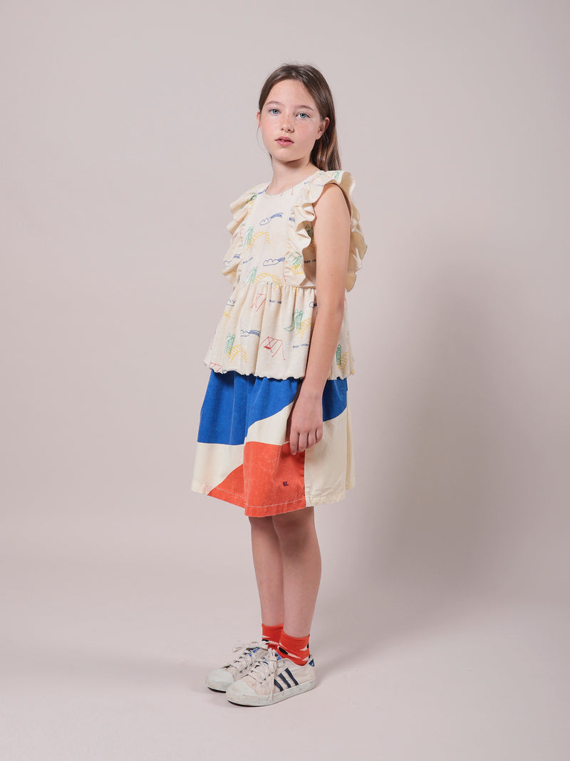 Playground All Over Ruffle Top