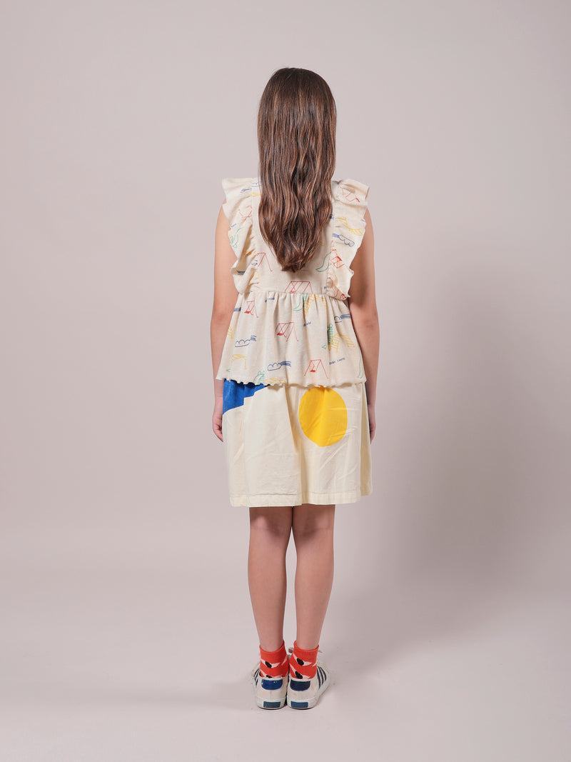 Playground All Over Ruffle Top