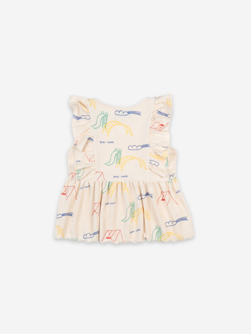 Playground All Over Ruffle Top