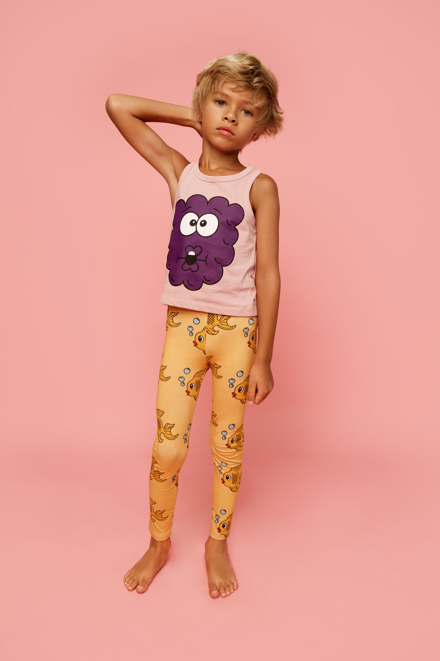 Leggings Purple Poodle