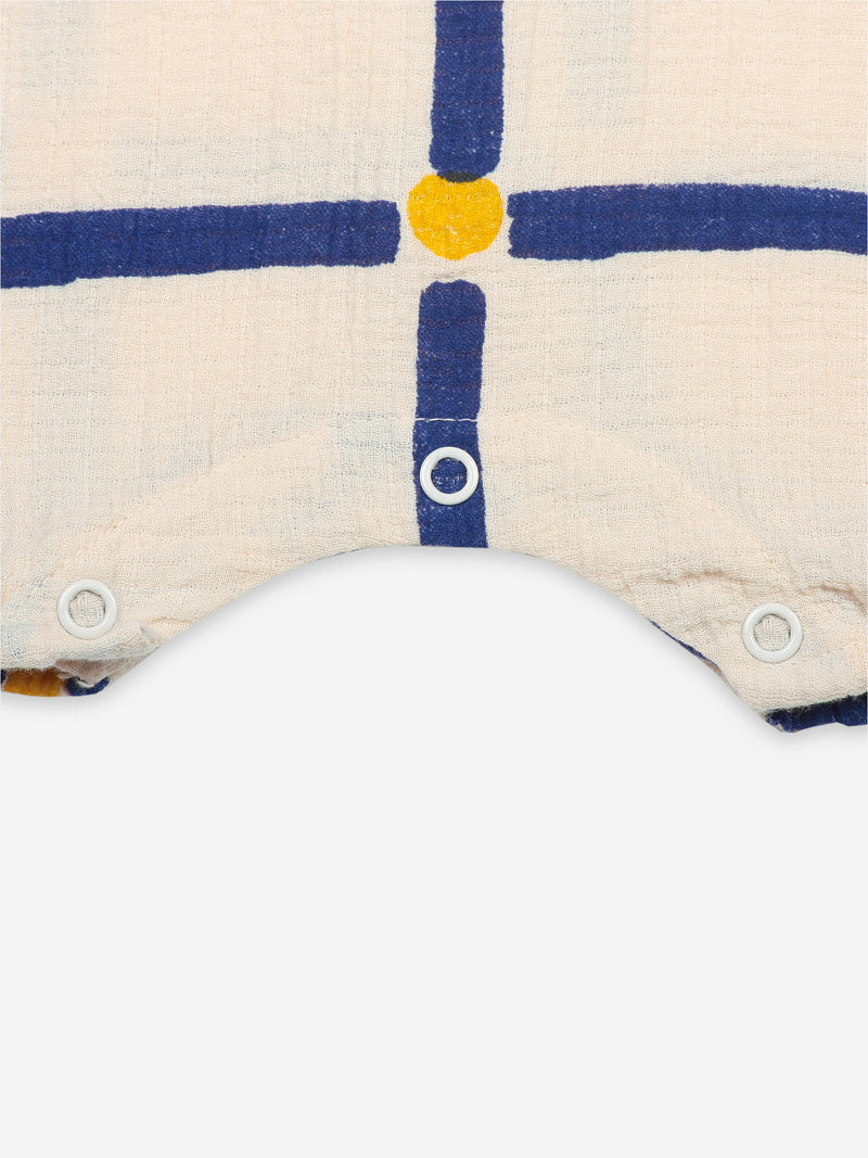 Cube All Over Woven Playsuit