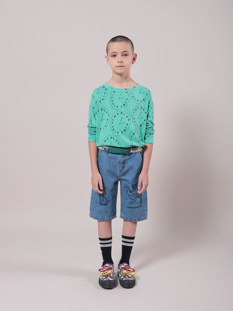 Bird & Dog Play Denim Bermuda