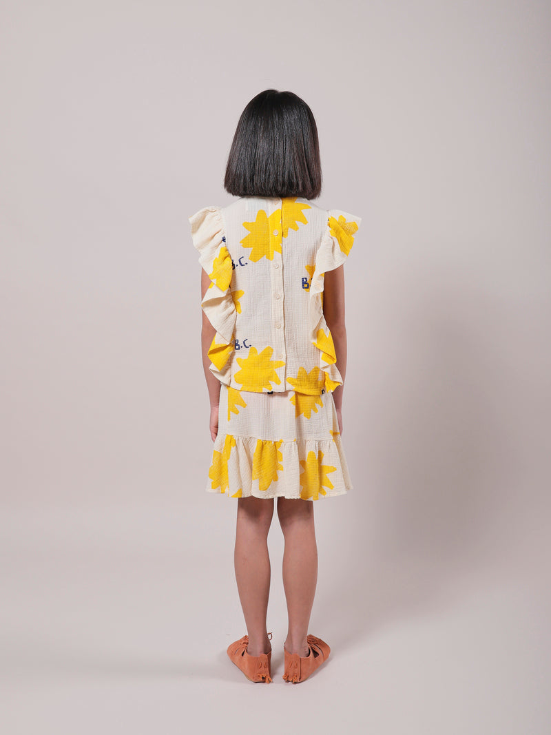 Sparkle All Over Ruffle Woven Top
