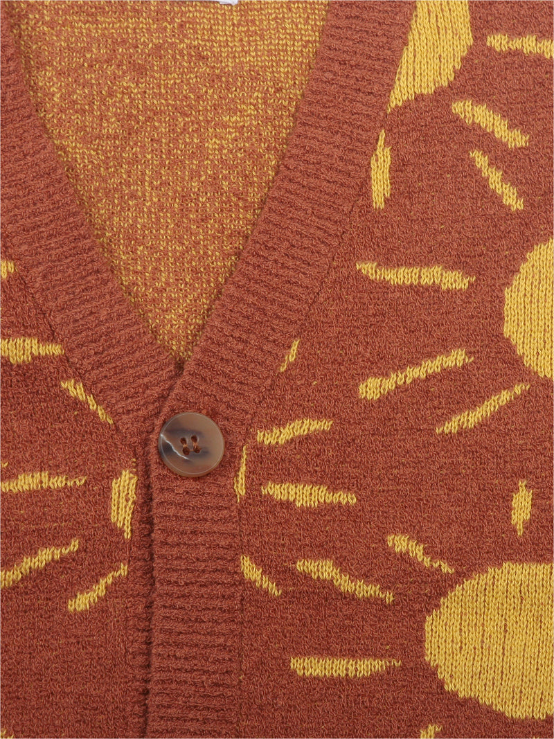 Sun Jaquard Cardigan