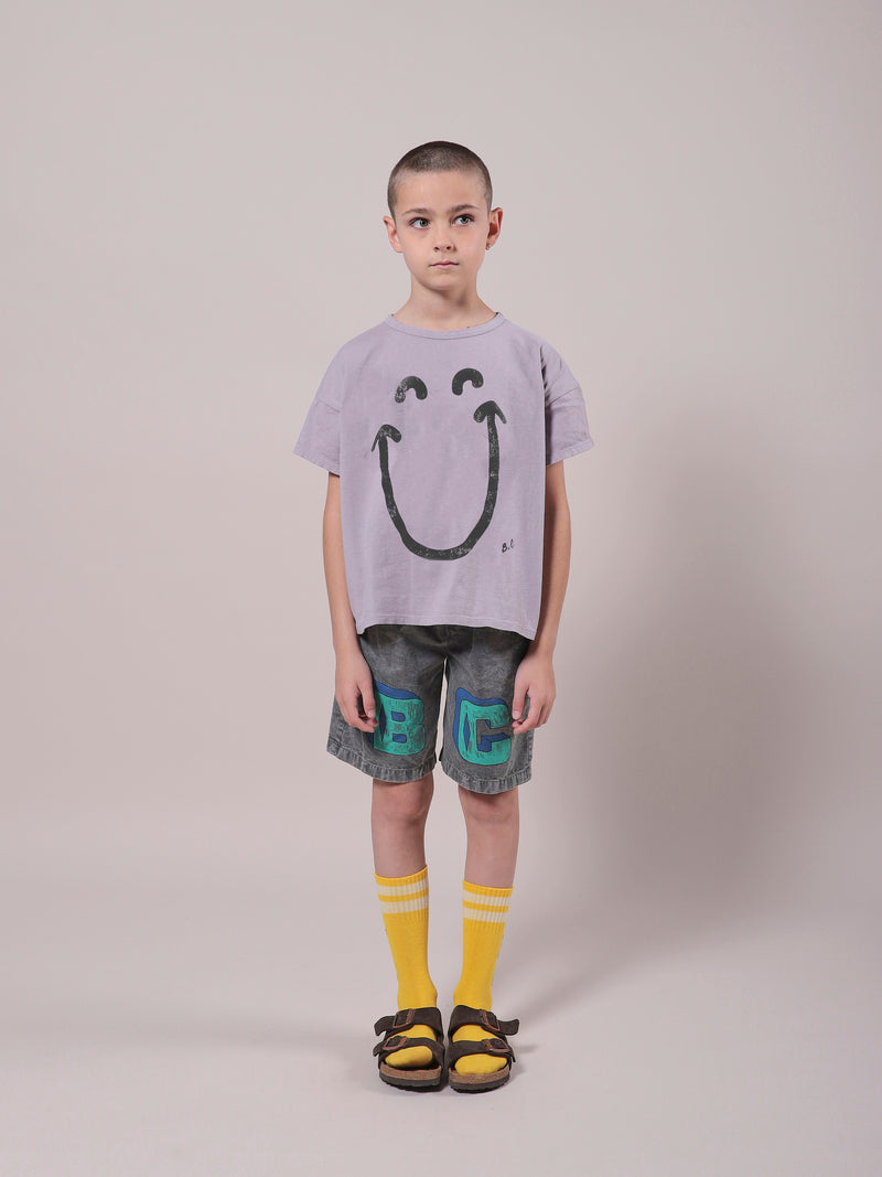 Big Smile Lilas Short Sleeve T-shirt