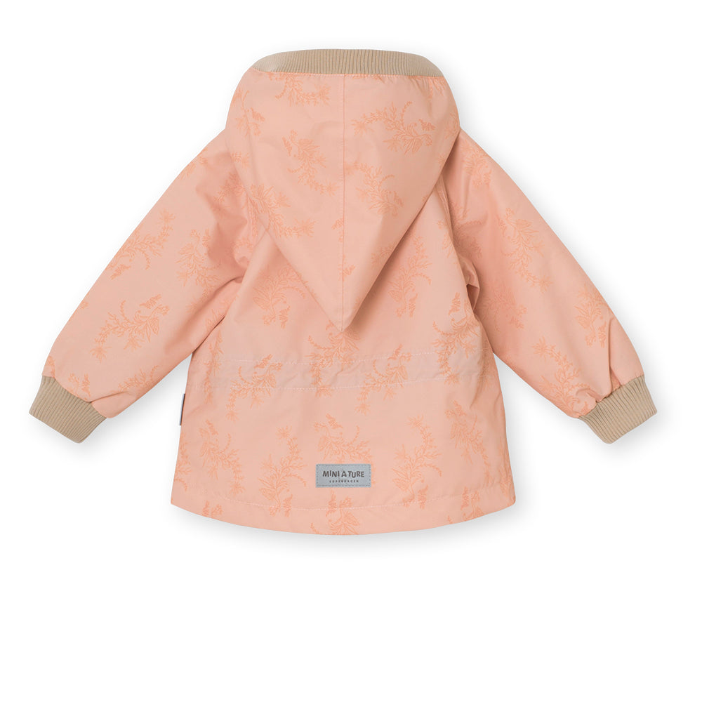 Wai Jacket Fleece Print Spanish Villa Rose