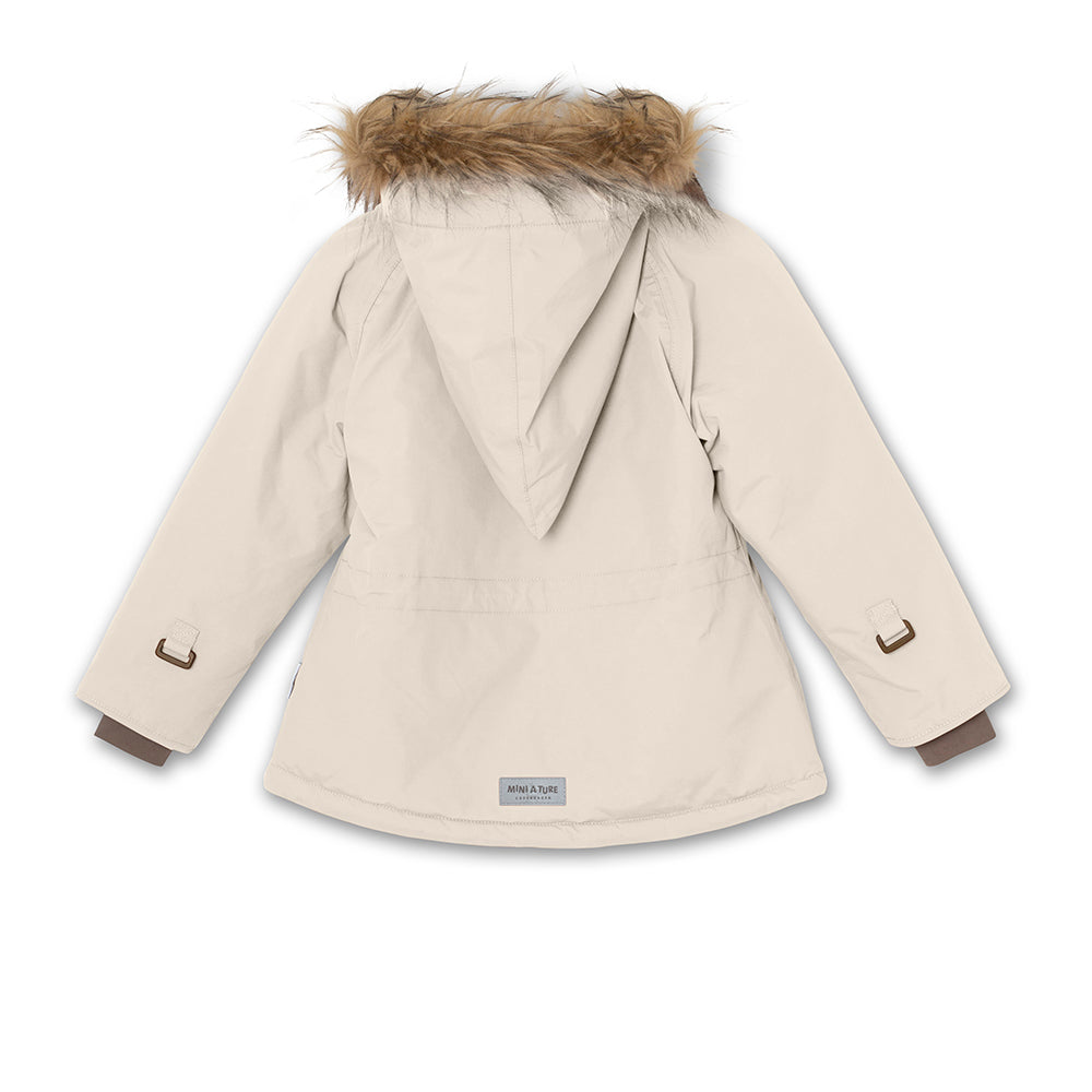 Wang Winter Jacket Fake Fur Angora Cream