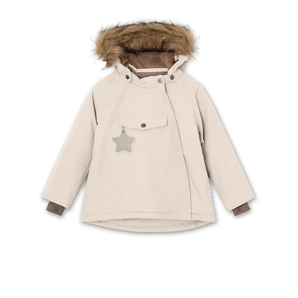 Wang Winter Jacket Fake Fur Angora Cream