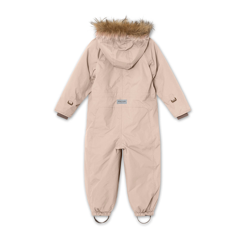 Wisti Snowsuit Fake Fur Cloudy Rose