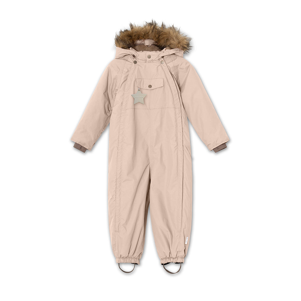 Wisti Snowsuit Fake Fur Cloudy Rose