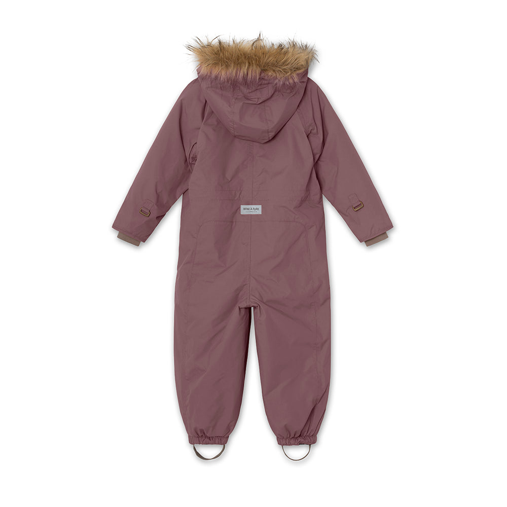 Wisti Snowsuit Fake Fur Huckleberry Plum
