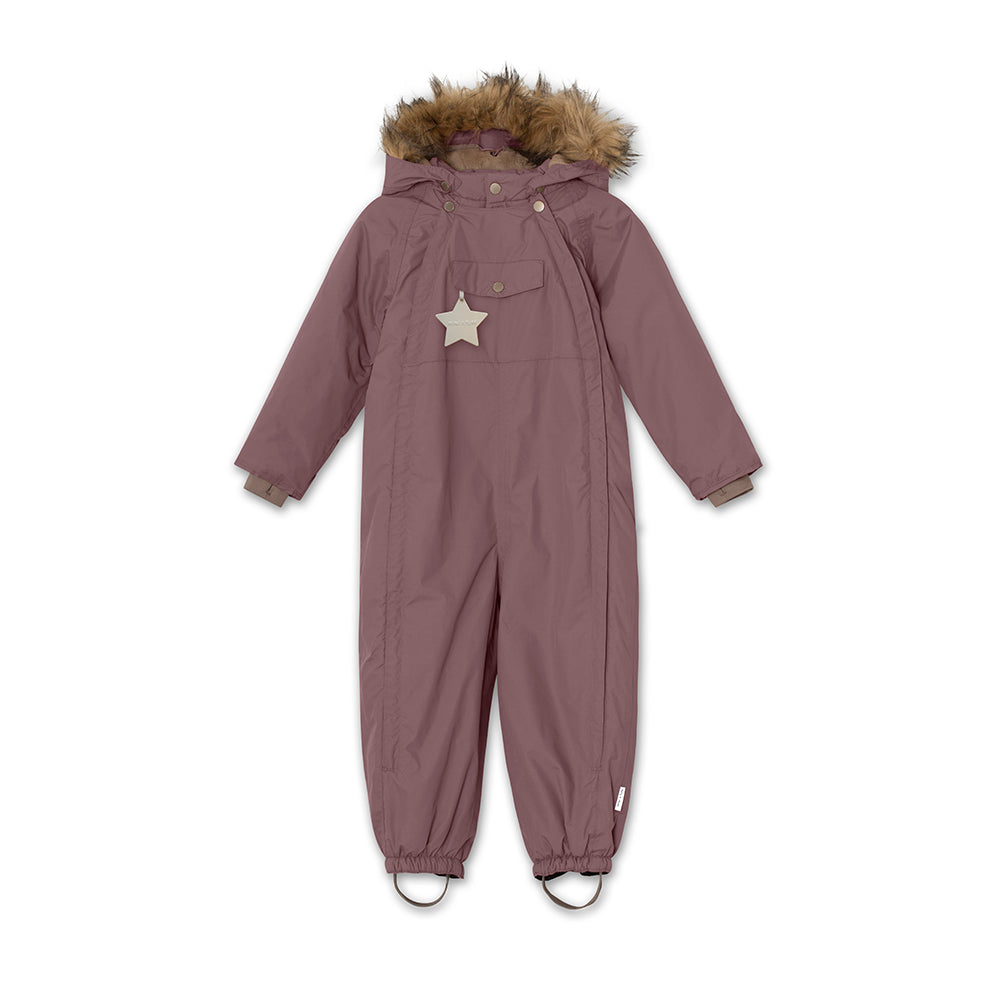 Wisti Snowsuit Fake Fur Huckleberry Plum