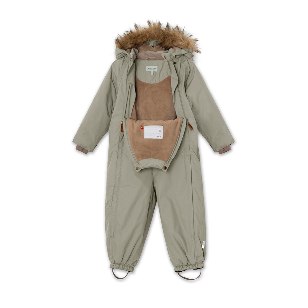 Wisti Snowsuit Fake Fur Vert