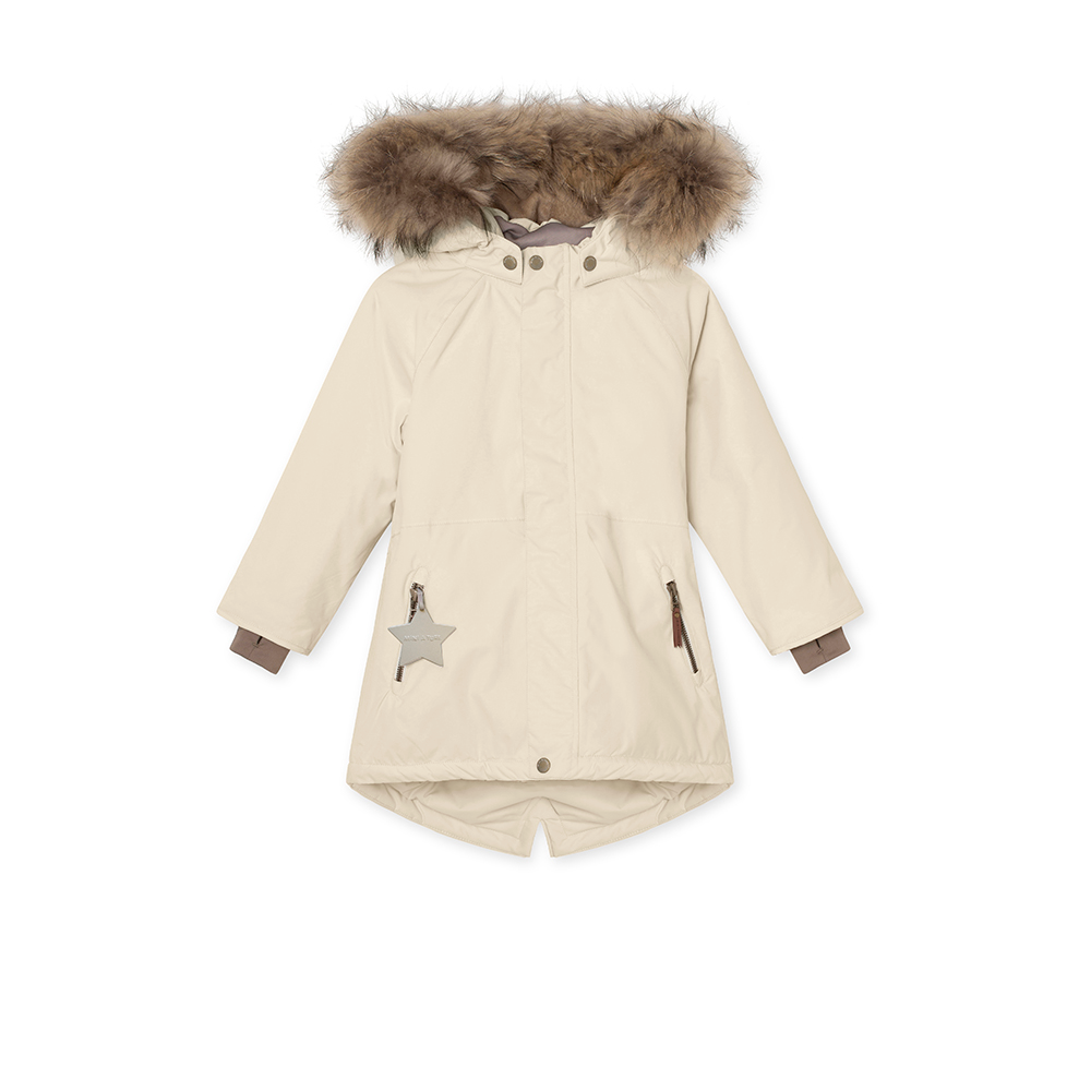 Vika Winter Jacket Fur Angora Cream