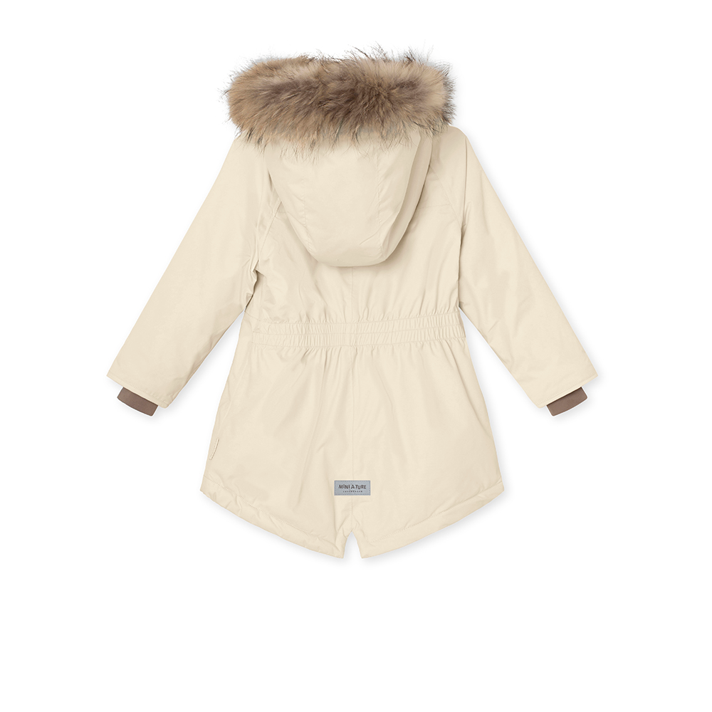 Vika Winter Jacket Fur Angora Cream