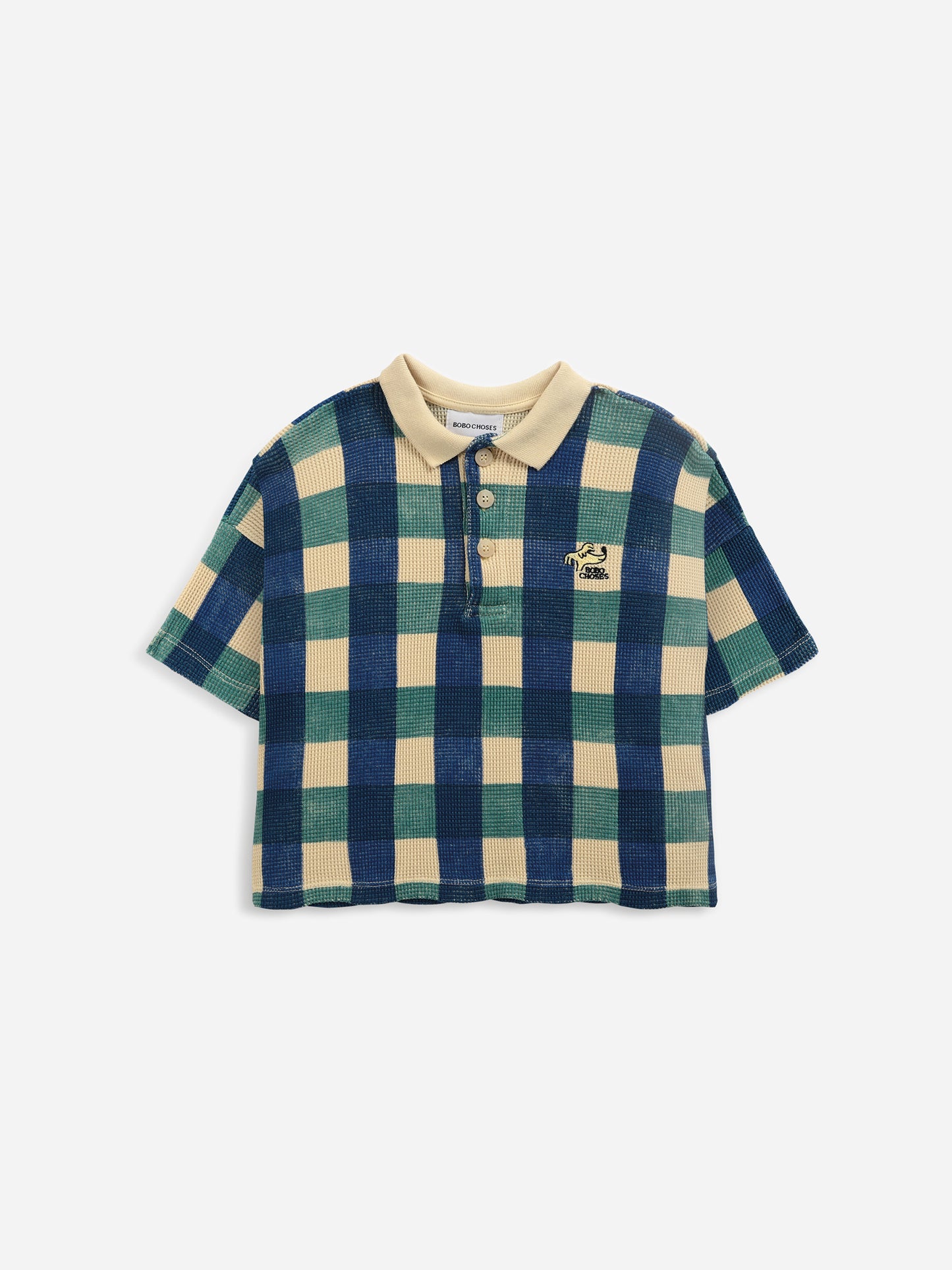 Chekered Blue Polo