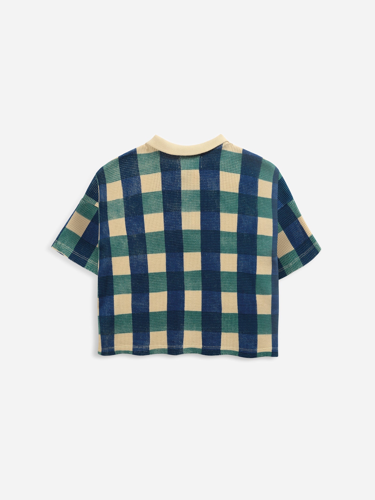 Chekered Blue Polo