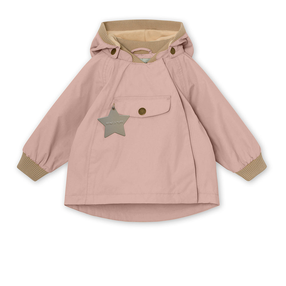 WAI FLEECE LINED SPRING JACKET GRS - Rose Smoke