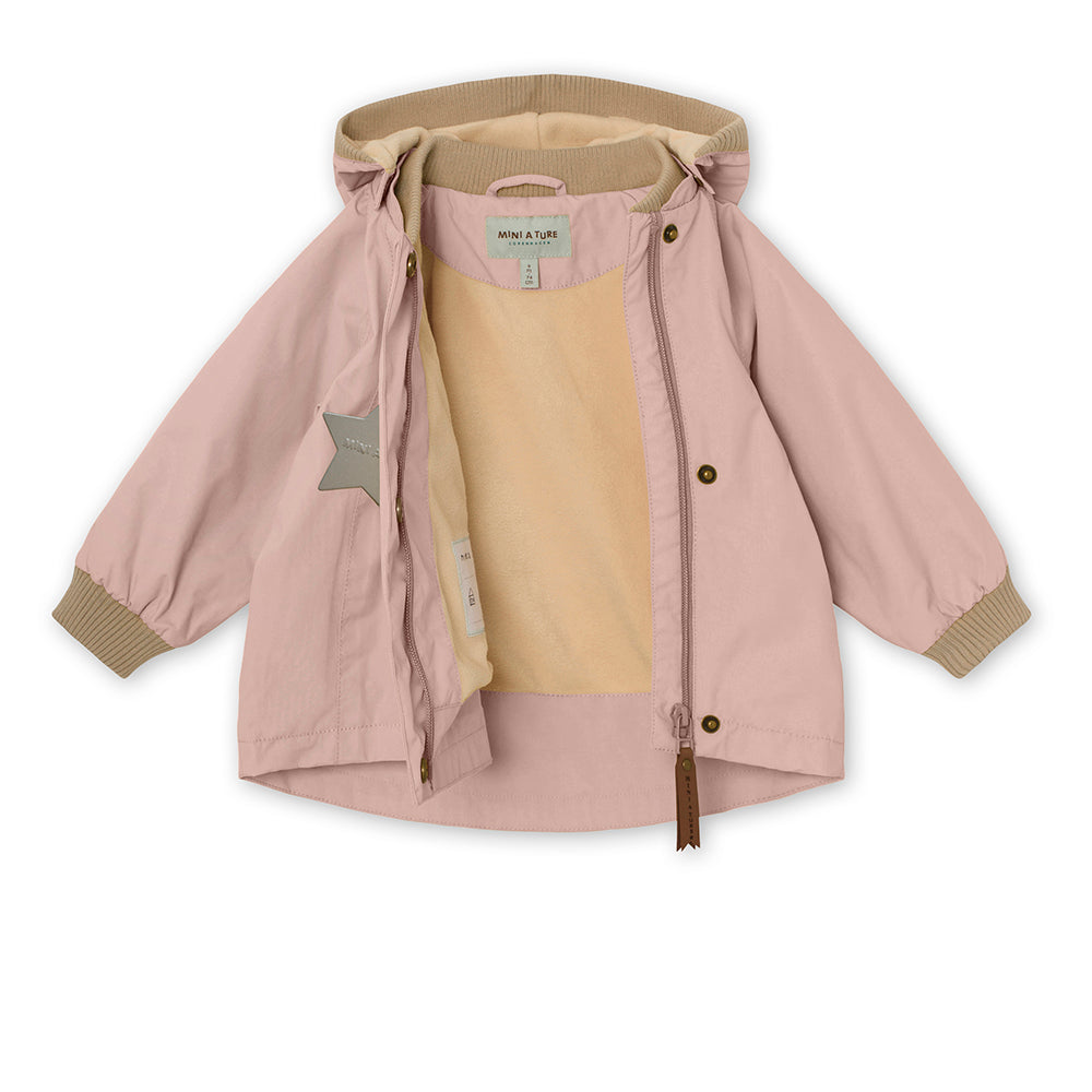 WAI FLEECE LINED SPRING JACKET GRS - Rose Smoke