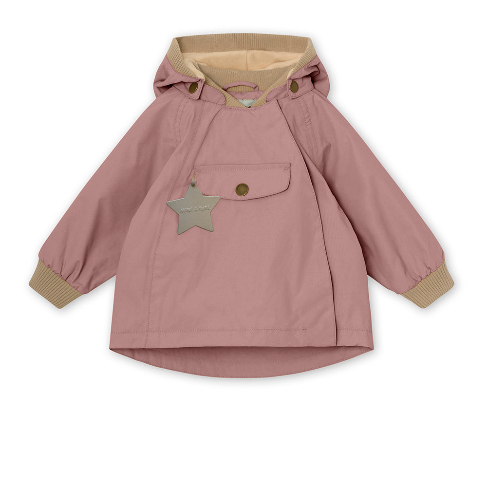 WAI FLEECE LINED SPRING JACKET GRS - Pale Woodrose