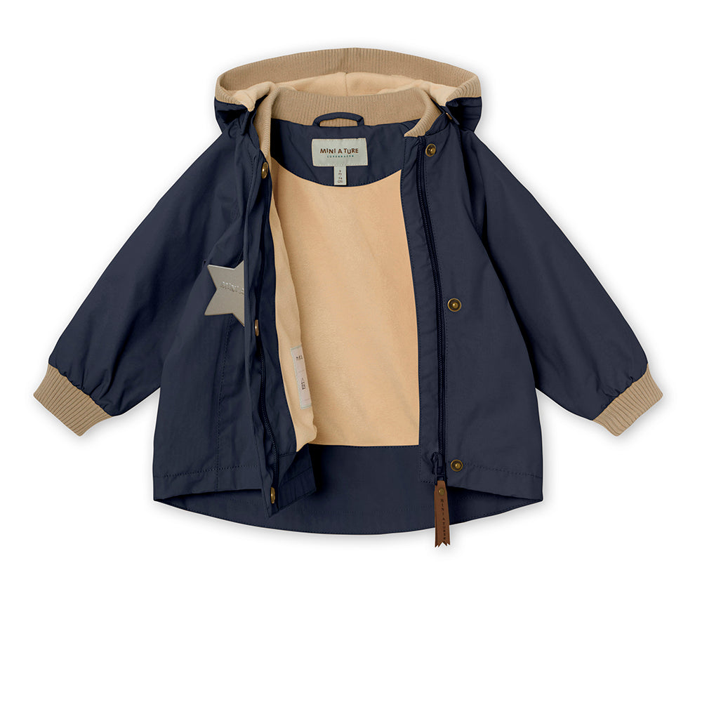 WAI FLEECE LINED SPRING JACKET GRS - Ombre Blue