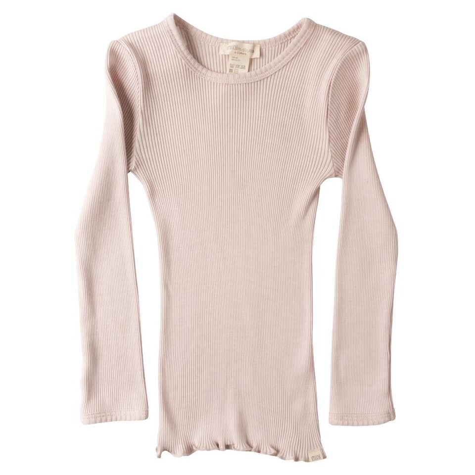 Bergen Classic Ls Blouse Sweet Rose