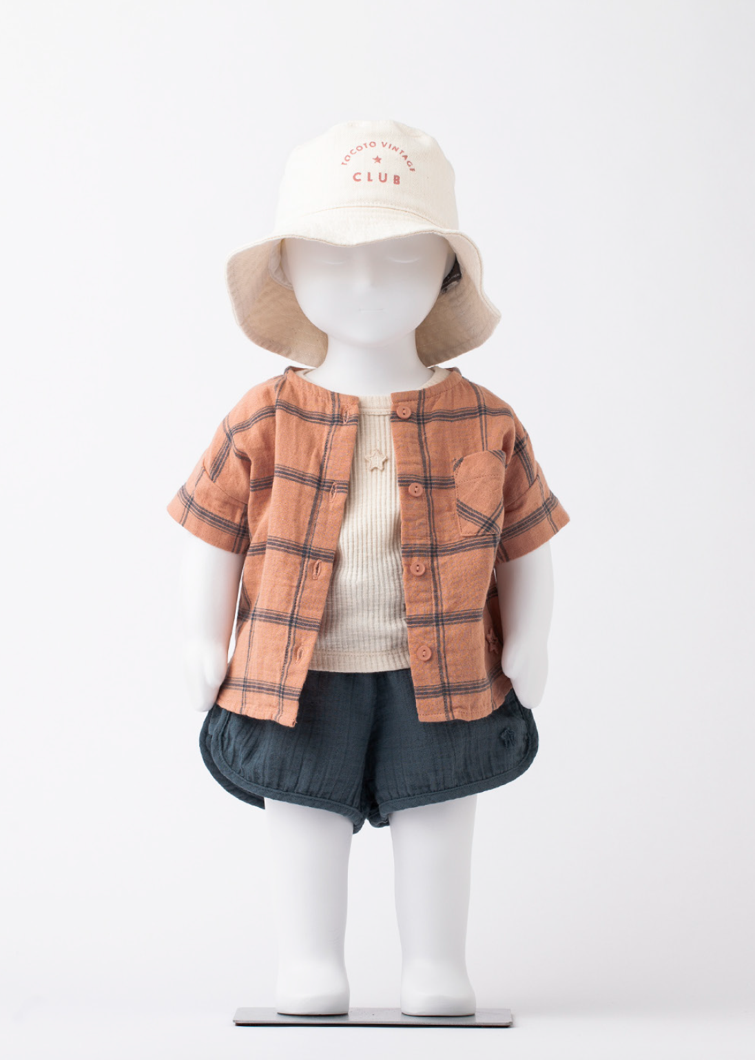 Baby Checked Shirt Brown