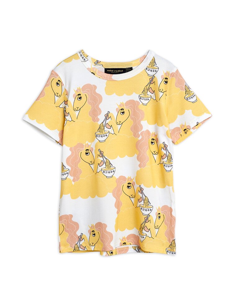 Unicorn Noodles AOP SS T-shirt Yellow