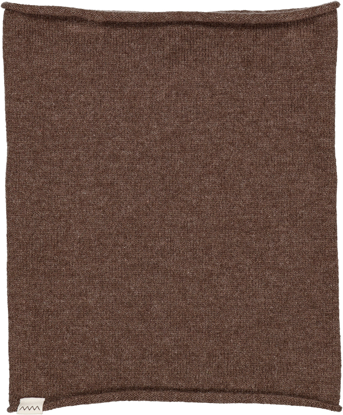 Buff, Neck warmer - Dark Brown Mel