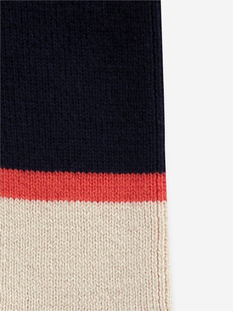 Multicolor knitted pants twilight blue