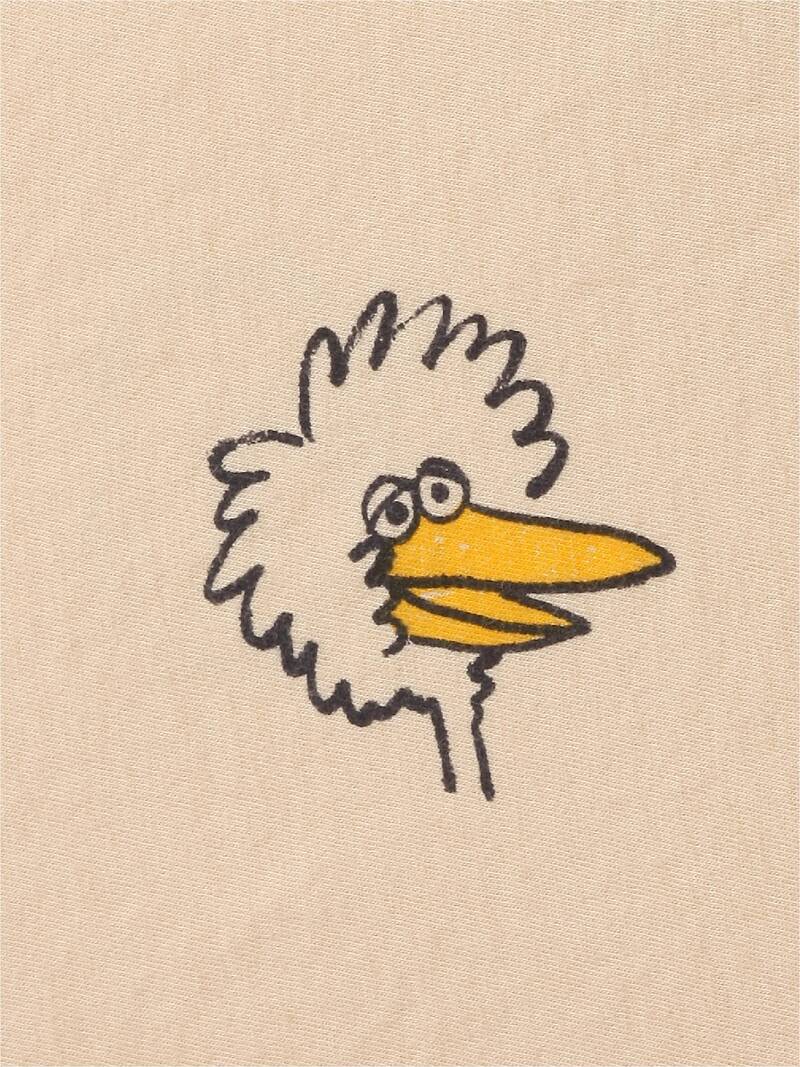 Birdie all over long sleeve T-shirt soybean
