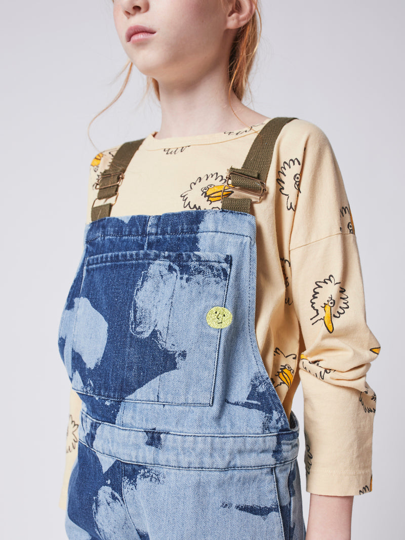 Birdie all over long sleeve T-shirt soybean