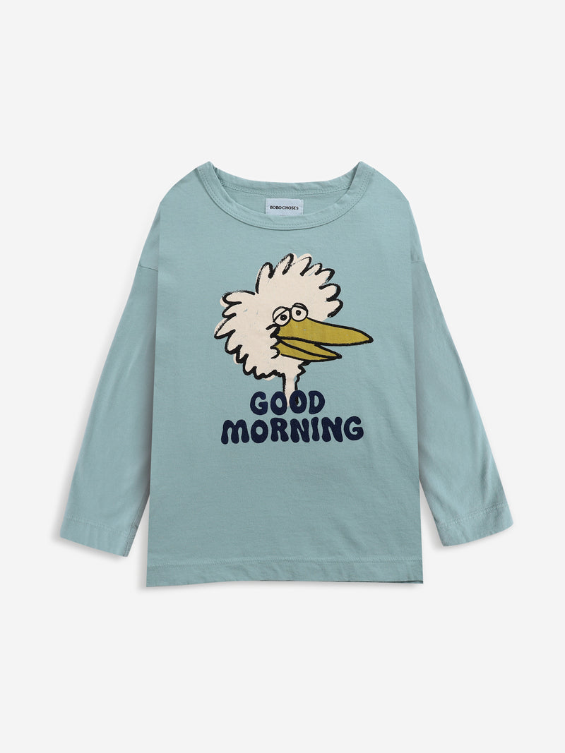 Birdie long sleeve T-shirt wasabi