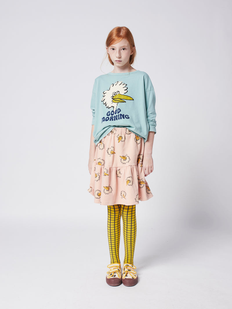 Birdie long sleeve T-shirt wasabi