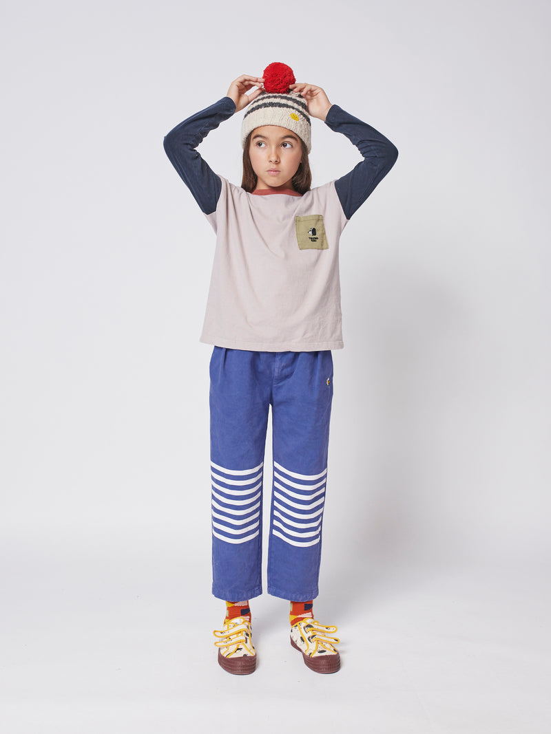 Doggie long sleeve T-shirt Royal Blue
