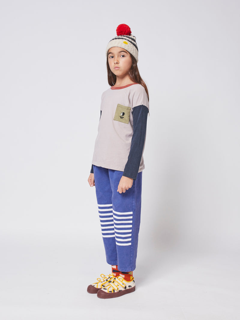 Doggie long sleeve T-shirt Royal Blue