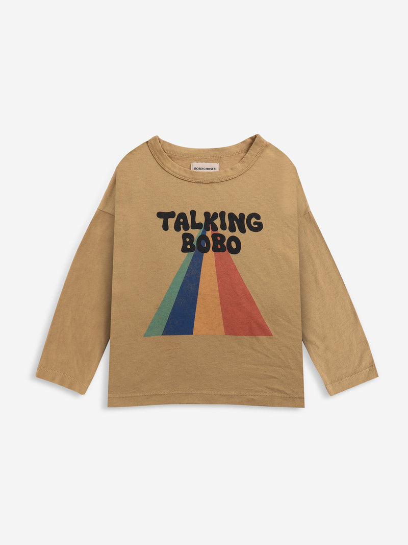 Talking Bobo Rainbow long sleeve T-shirt apple cinnamon