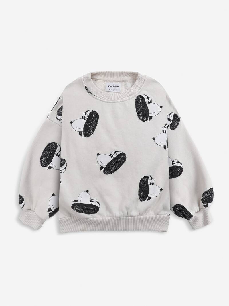 Doggie all over sweatshirt jet stream