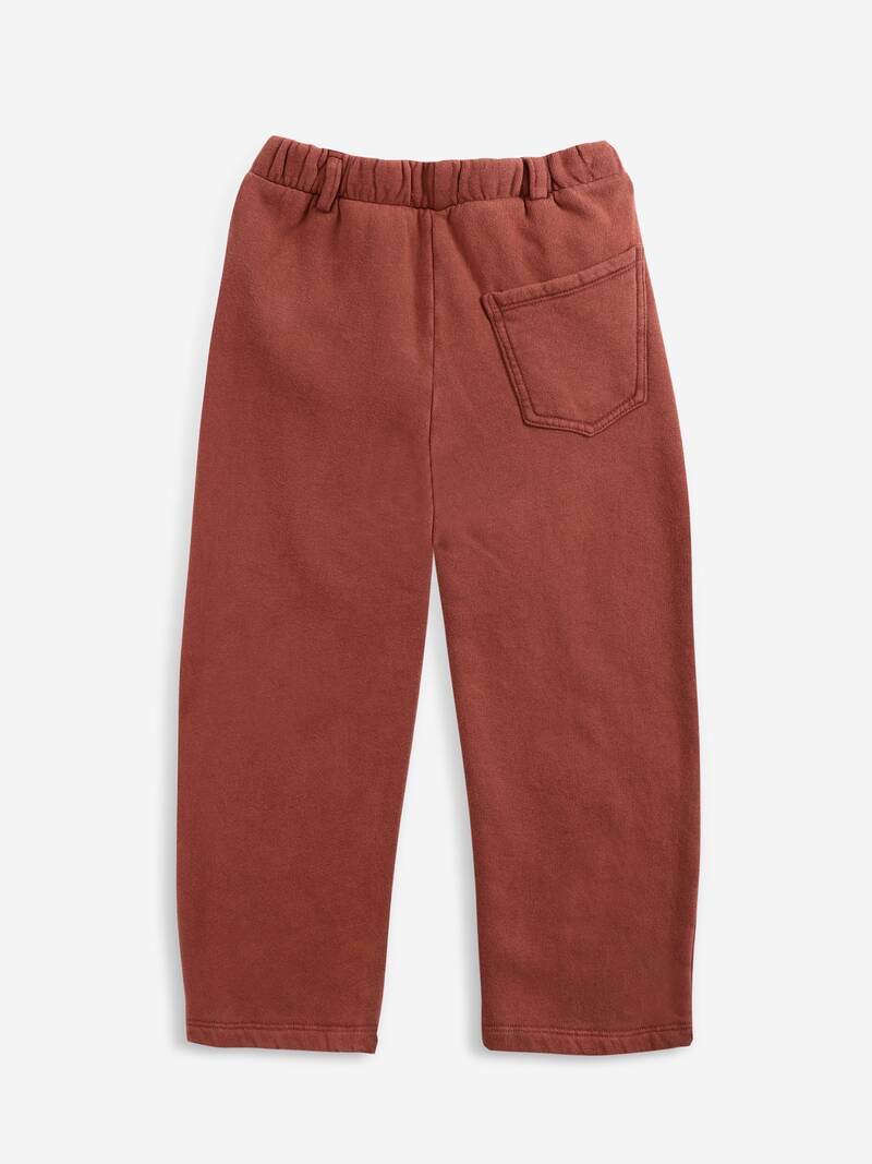 Geometric fleece pants tandoori spice