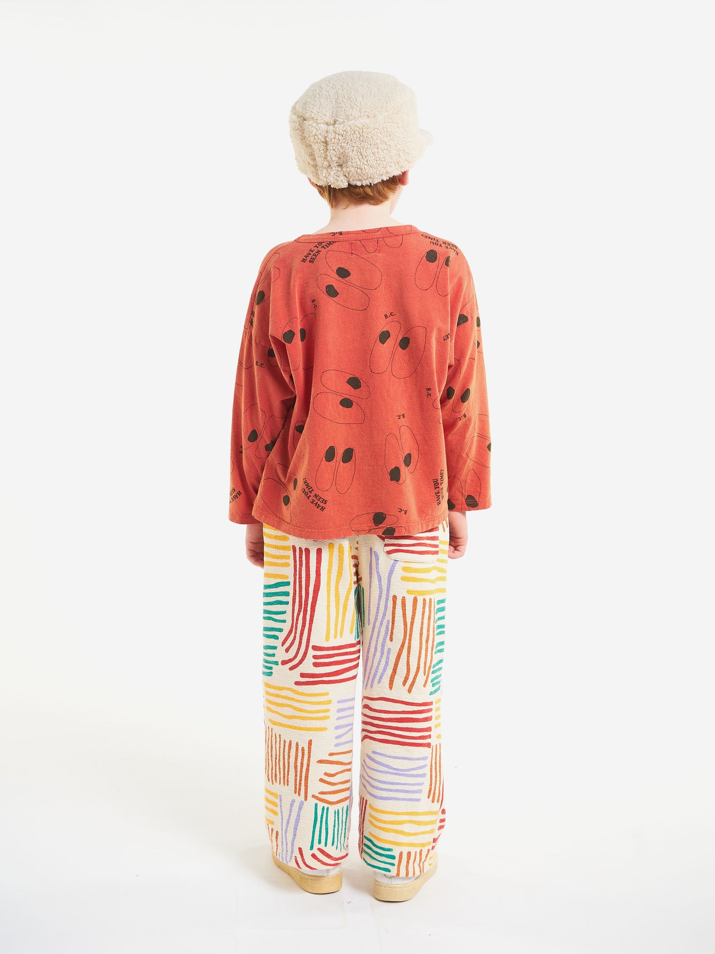 Eyes all over long sleeve T-shirt