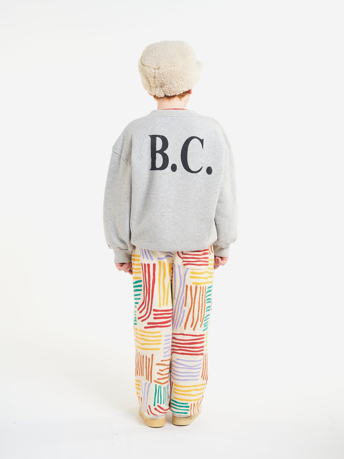 Cat O'clock grey melange sweatshirt