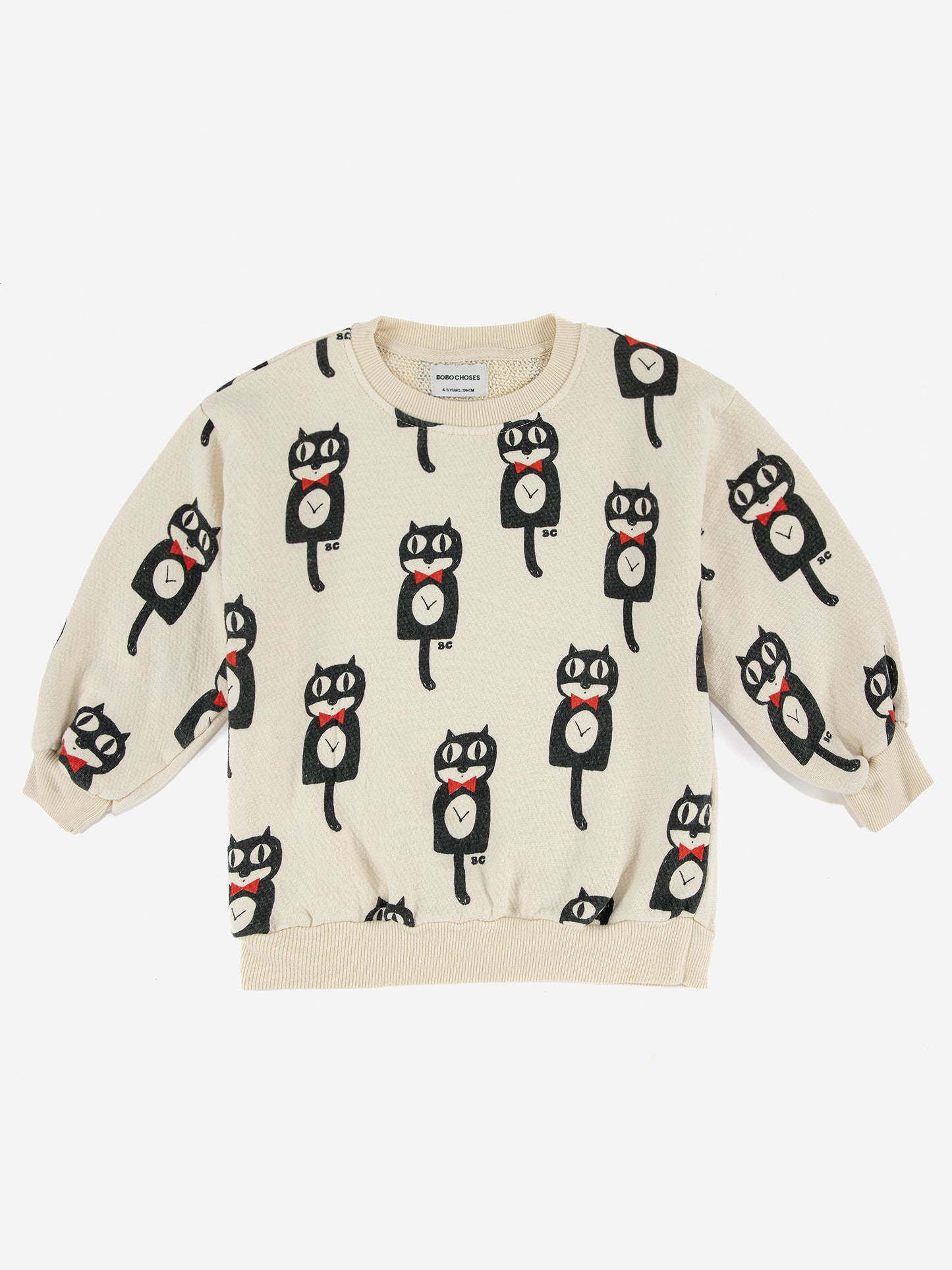 Cat O'Clock all over sweatshirt