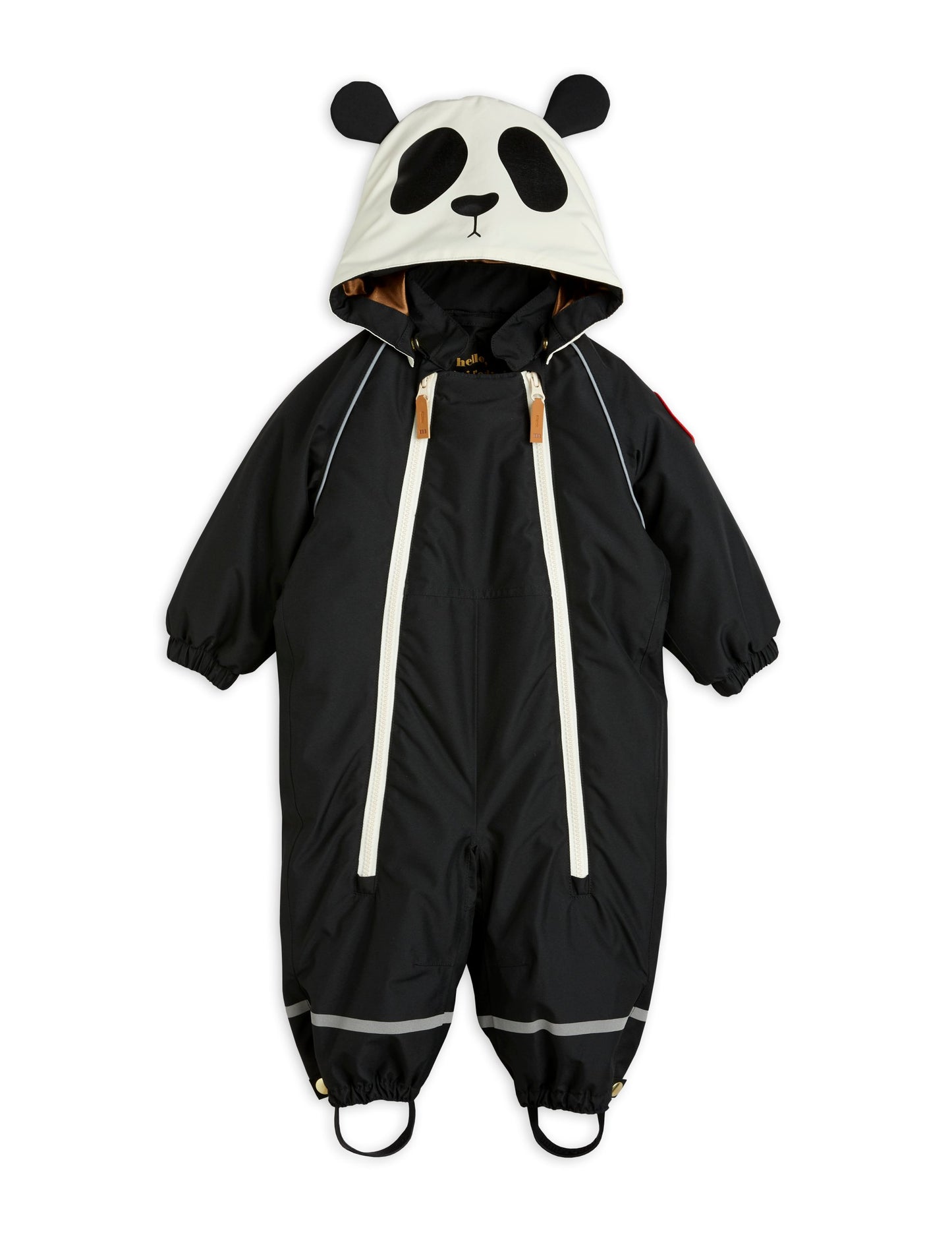 Alaska Panda Baby Overall Black