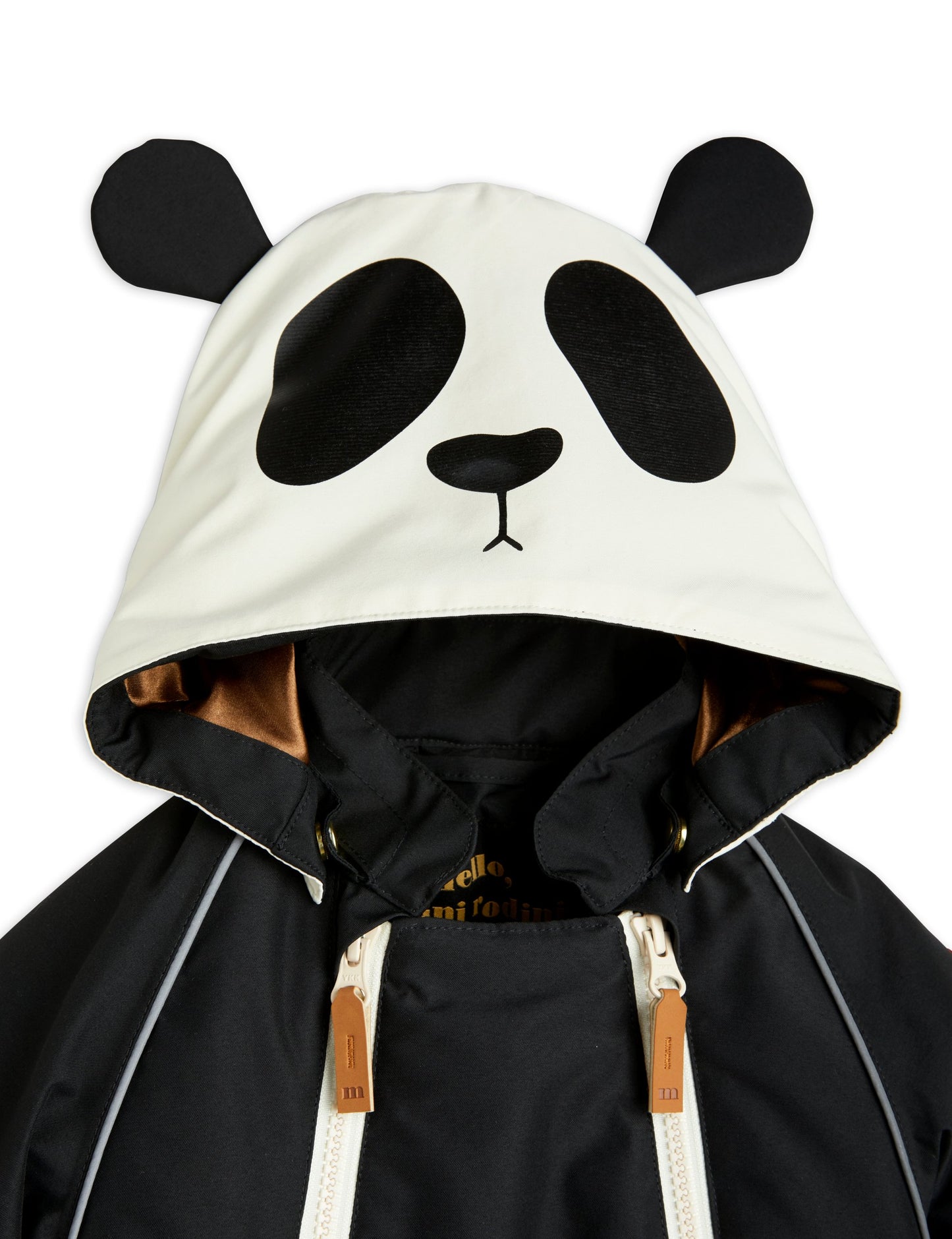 Alaska Panda Baby Overall Black