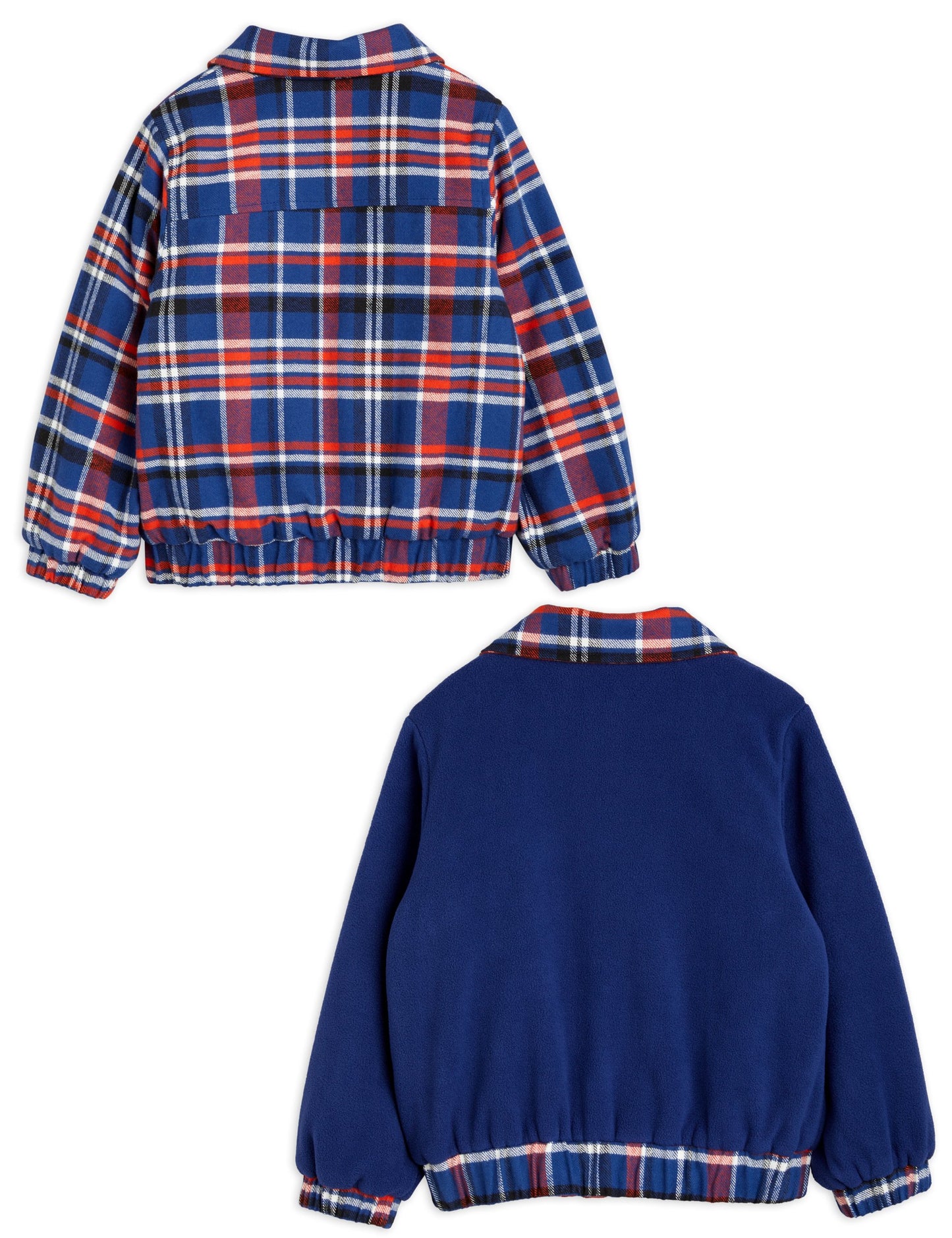 Flanell Reversible Jacket Blue