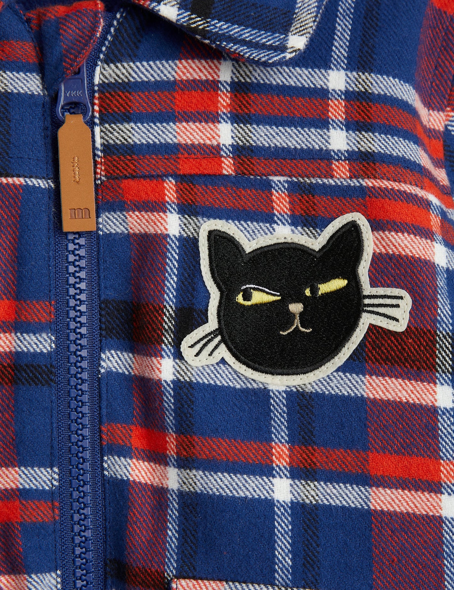 Flanell Reversible Jacket Blue