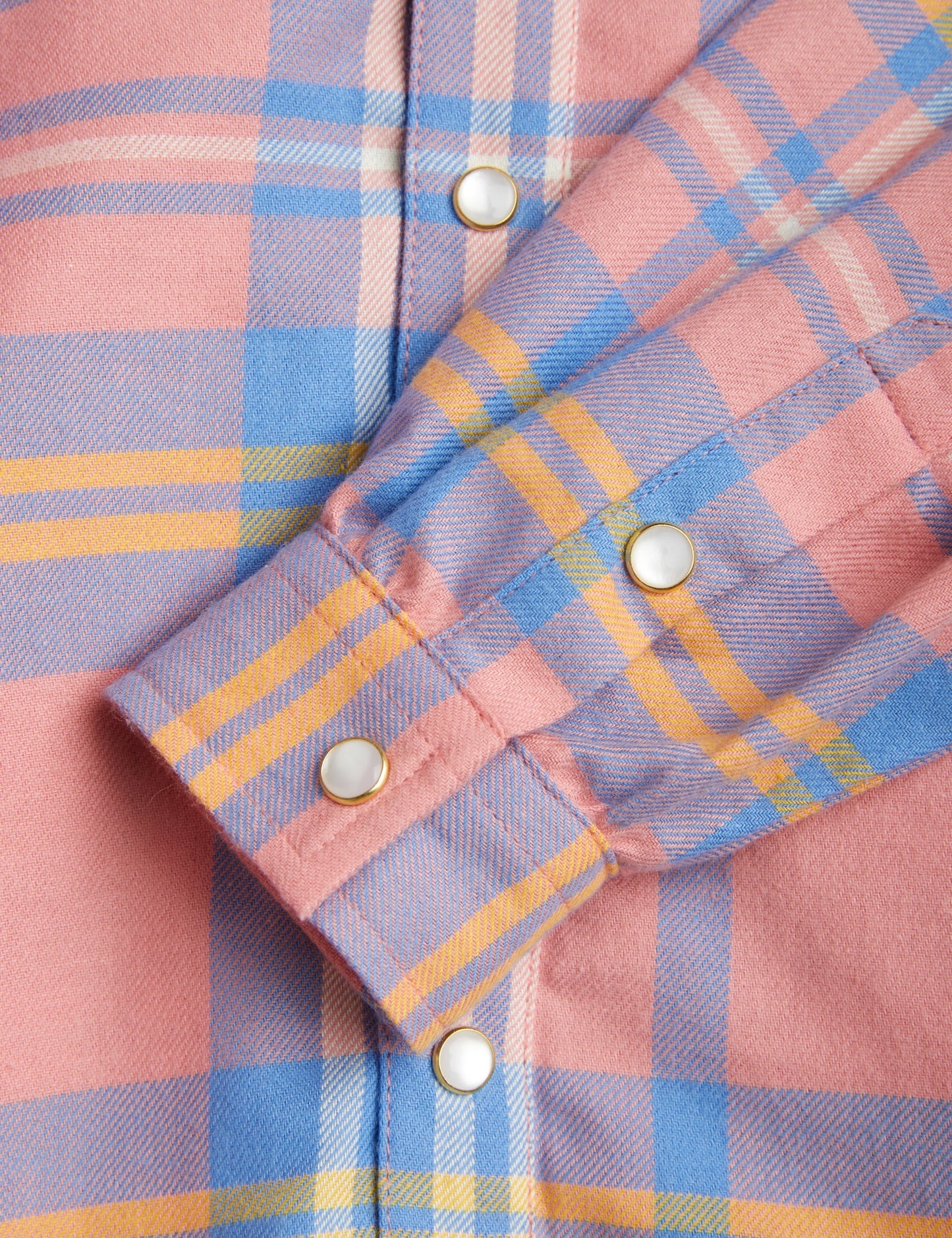 Flanell Check Woven Blouse