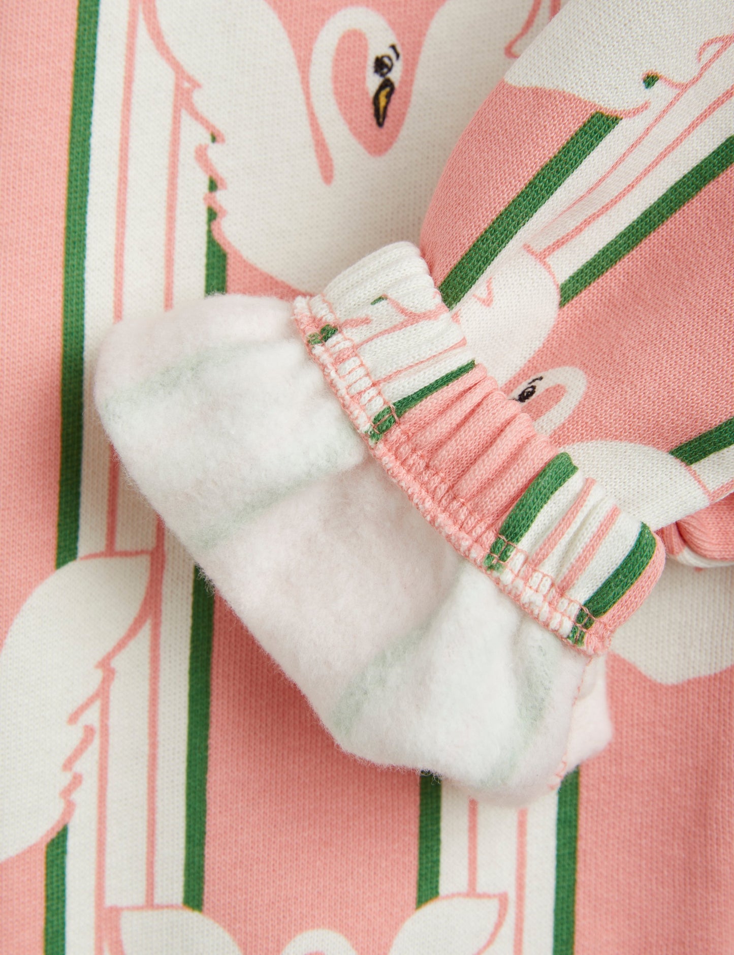 Swan aop Sweatpants Pink