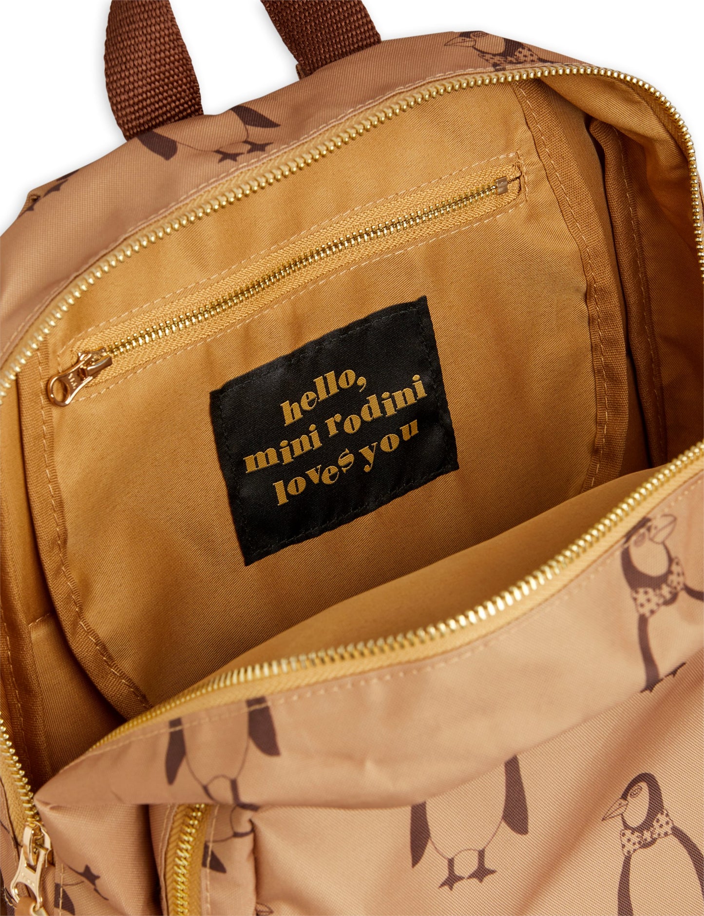 Penguin Backpack Beige